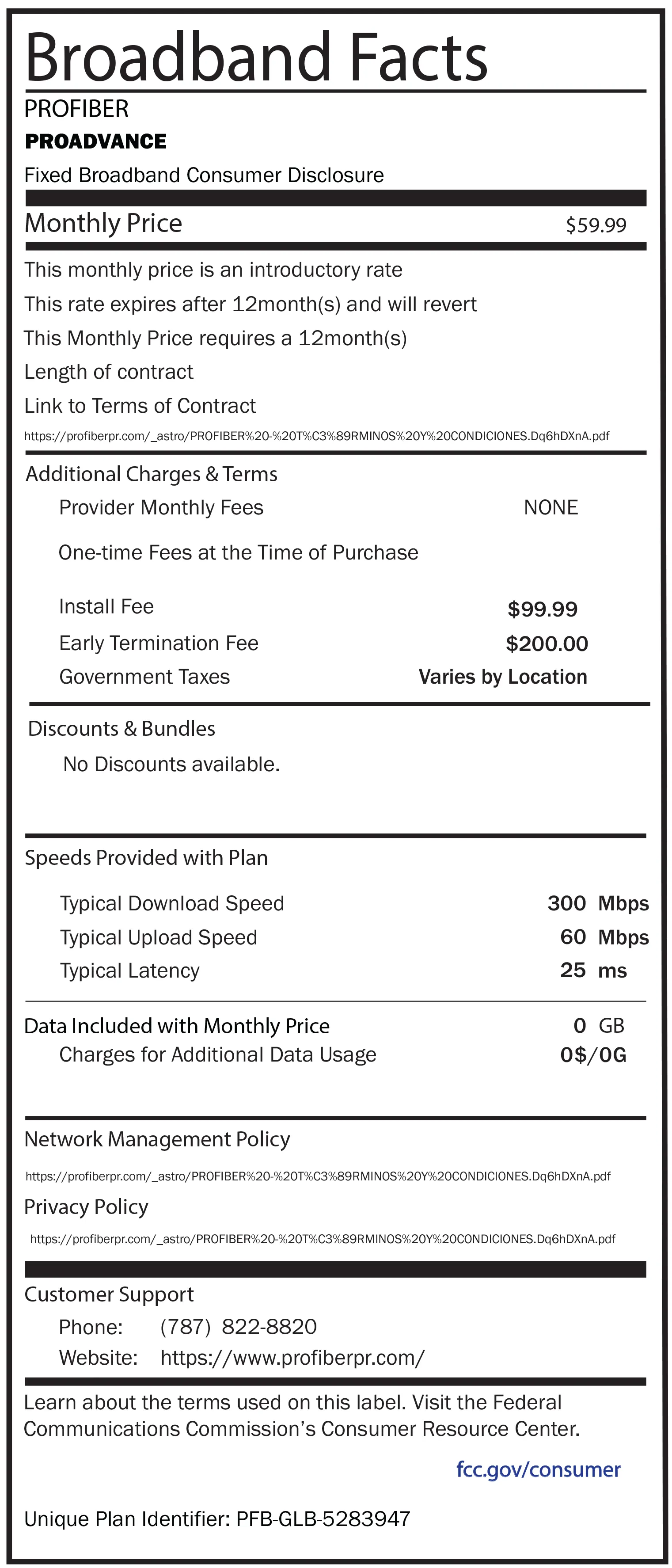 Broadband Facts - PROAdVance
