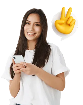 Woman on phone